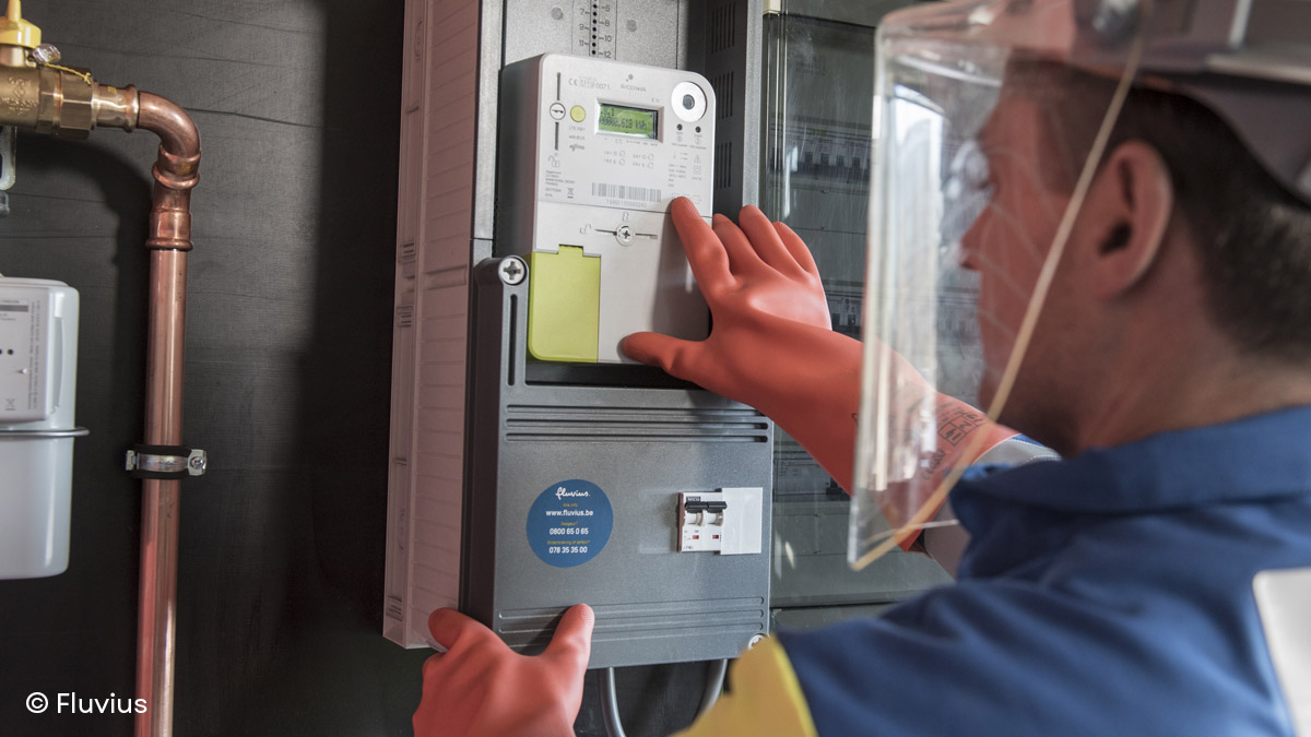 Plaatsing van een slimme meter